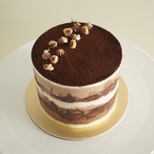 Load image into Gallery viewer, Hazelnut Praline Tiramisu Cake - Toasted Crème
